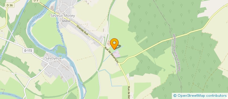 localisation de l'entreprise EMG3O  SEVEUX-MOTEY
