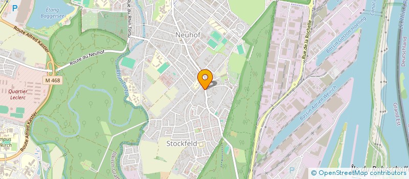localisation de l'entreprise EMGA à STRASBOURG