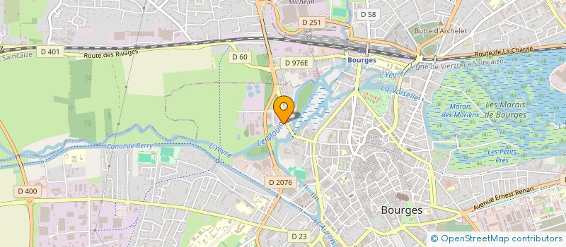 localisation de l'entreprise EMGC  BOURGES