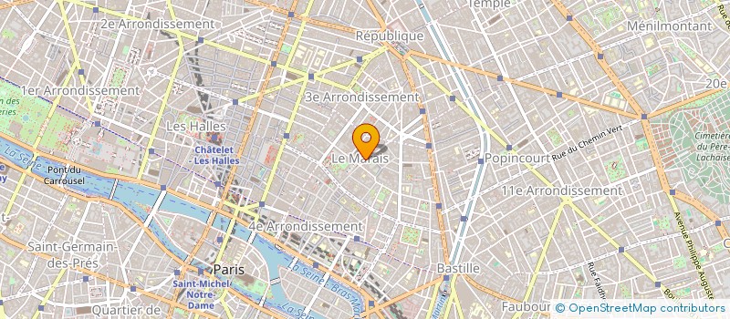 localisation de l'entreprise EMGET CREATIONS à PARIS