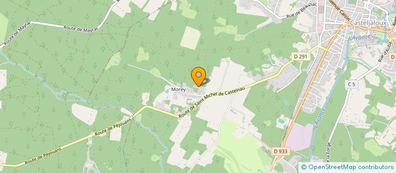 localisation de l'entreprise EMGIMMO  CASTELJALOUX