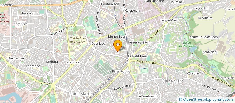 localisation de l'entreprise EMGLEO BREIZ à BREST