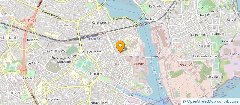 localisation de l'entreprise EMGLEV BRO AN ORIANT  LORIENT