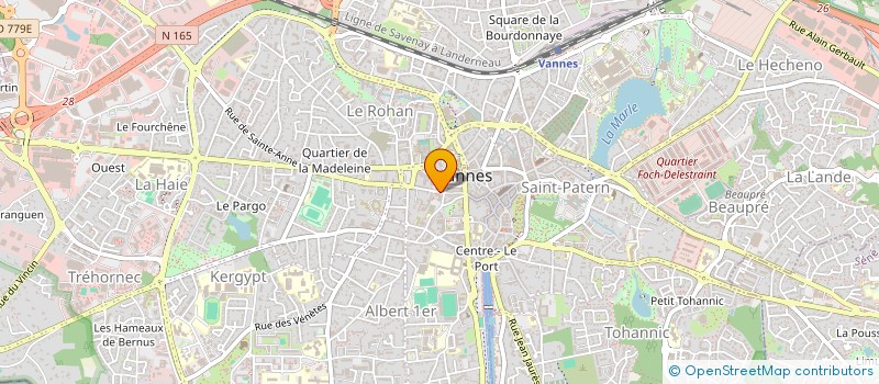 localisation de l'entreprise EMGLEV BRO GWENED ENTENTE CULTURELLE DU PAYS DE VANNES à VANNES