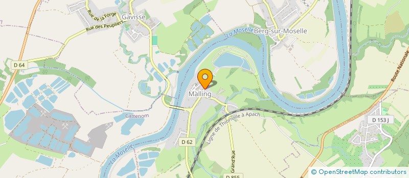 localisation de l'entreprise EMGMA  MALLING