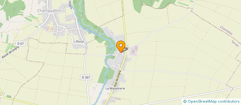 localisation de l'entreprise EMGMH  SENAN