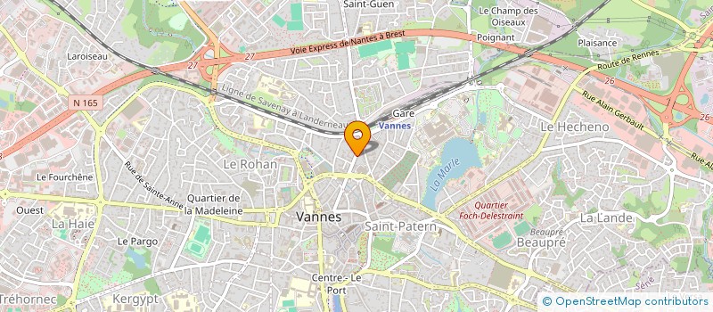 localisation de l'entreprise EMGT à VANNES