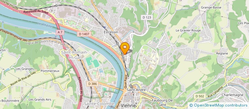 localisation de l'entreprise EMH à VIENNE