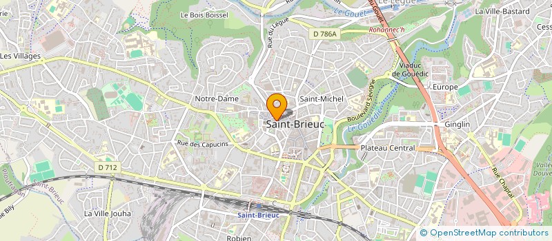 localisation de l'entreprise EMH à SAINT-BRIEUC
