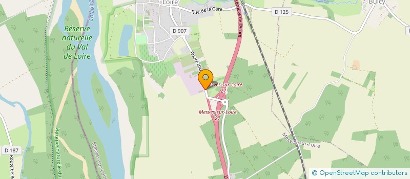 localisation de l'entreprise EMH à MESVES-SUR-LOIRE