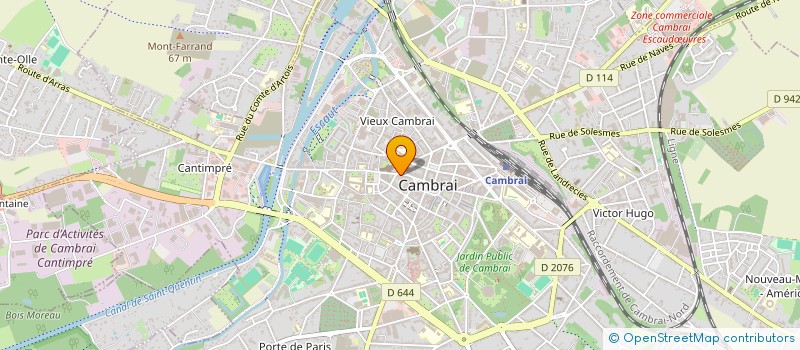 localisation de l'entreprise EMH IMMOBILIER  CAMBRAI