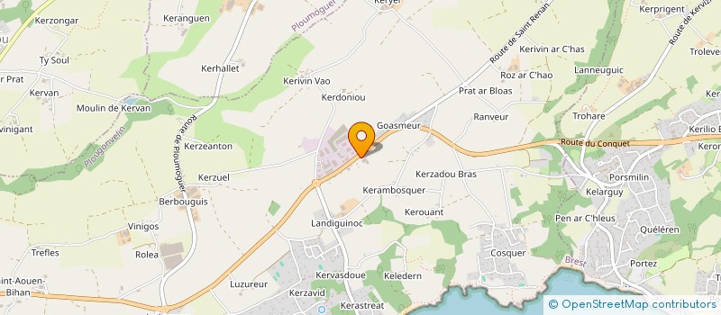 localisation de l'entreprise EMH IMMOBILIER  PLOUGONVELIN