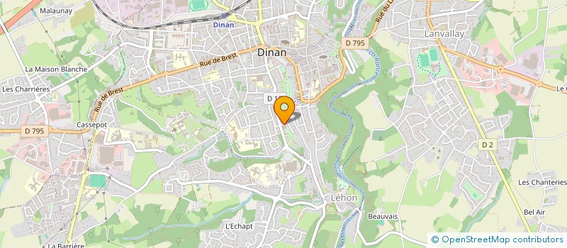 localisation de l'entreprise EMHL  DINAN