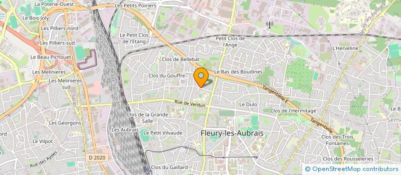 localisation de l'entreprise EMHLD à FLEURY-LES-AUBRAIS