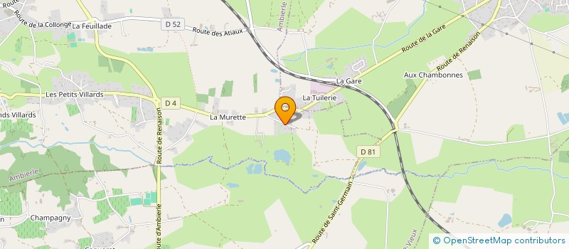 localisation de l'entreprise EMHM  AMBIERLE