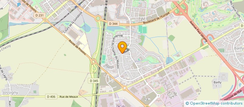 localisation de l'entreprise EMI 24 à SERRIS