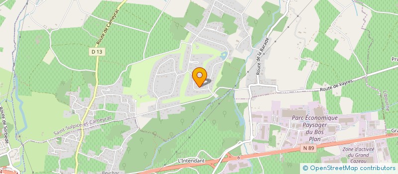 localisation de l'entreprise EMI  SAINT-SULPICE-ET-CAMEYRAC