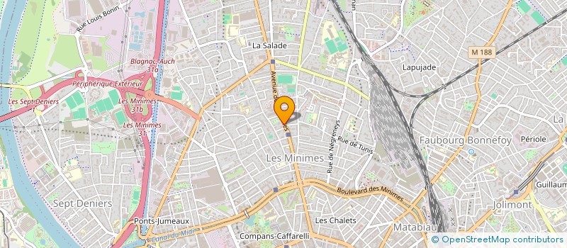 localisation de l'entreprise EMI à TOULOUSE