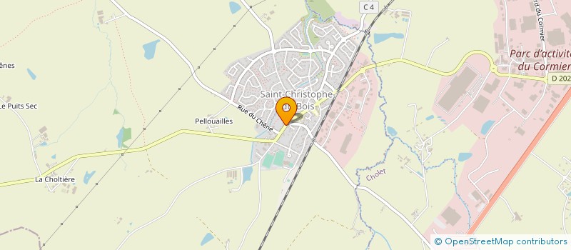 localisation de l'entreprise EMI  SAINT-CHRISTOPHE-DU-BOIS