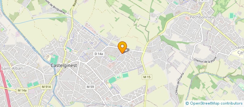 localisation de l'entreprise EMI  CASTELGINEST