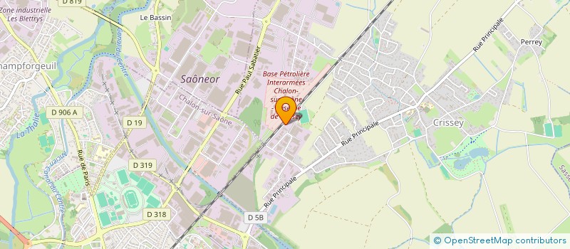 localisation de l'entreprise EMI  CRISSEY