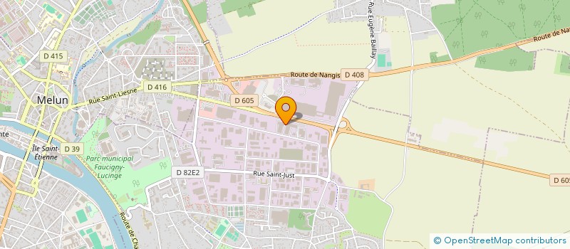 localisation de l'entreprise EMI-BRIE à VAUX-LE-PENIL