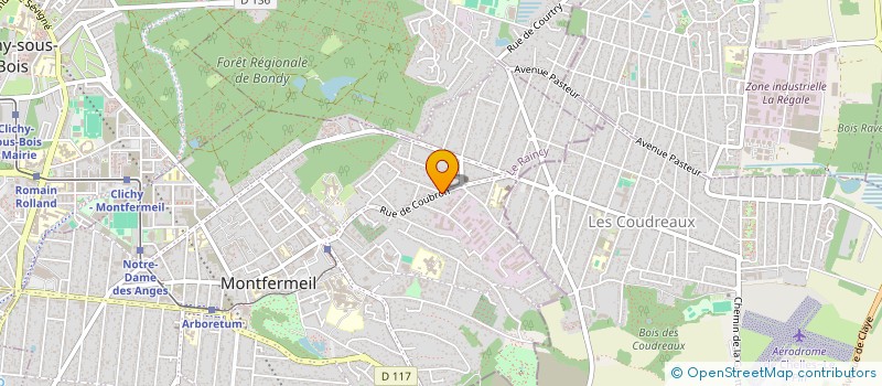 localisation de l'entreprise EMI-CARS  MONTFERMEIL