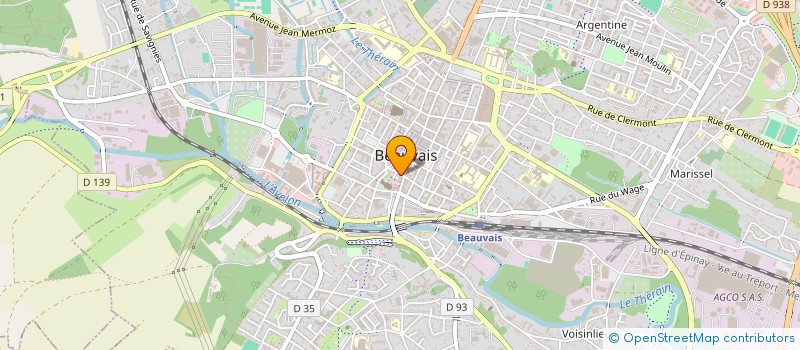 localisation de l'entreprise EMI'HAIR  BEAUVAIS