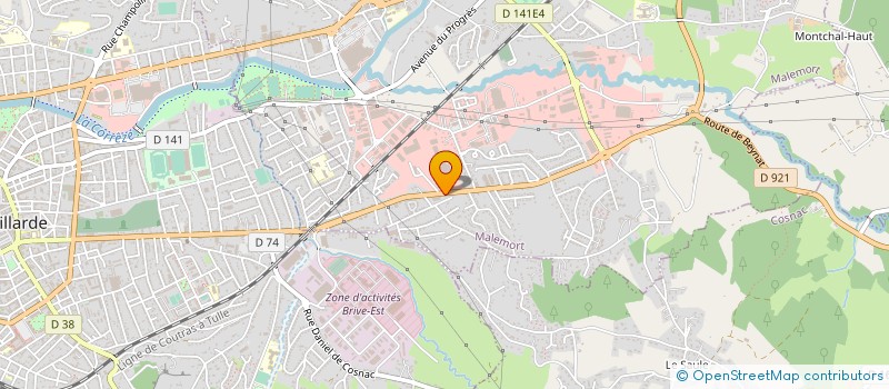 localisation de l'entreprise EMI HOUSE  MALEMORT