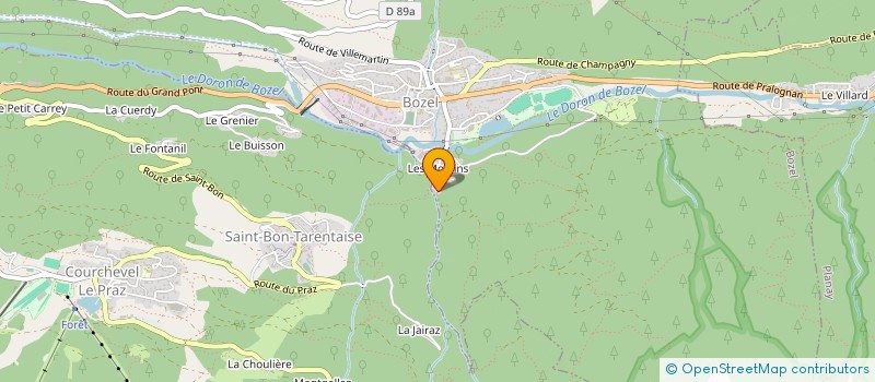 localisation de l'entreprise EMI IMMOBILIER  BOZEL