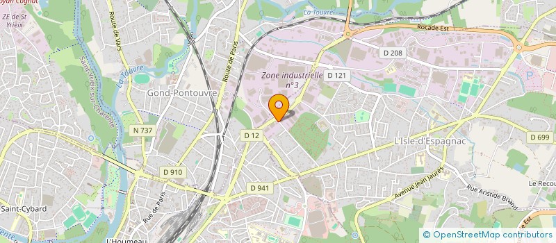 localisation de l'entreprise EMI INVESTISSEMENT  L'ISLE-D'ESPAGNAC