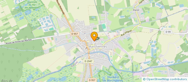 localisation de l'entreprise EMI PARE-BRISE à MARCHIENNES