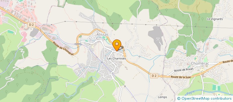 localisation de l'entreprise EMI PRO COURTAGE  ALISSAS