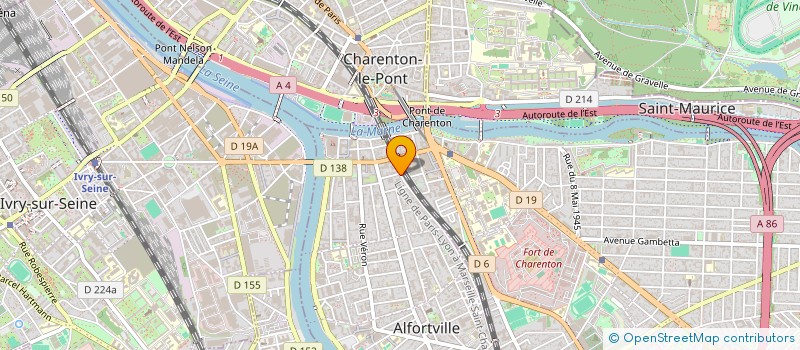 localisation de l'entreprise EMI RENOVATION à ALFORTVILLE
