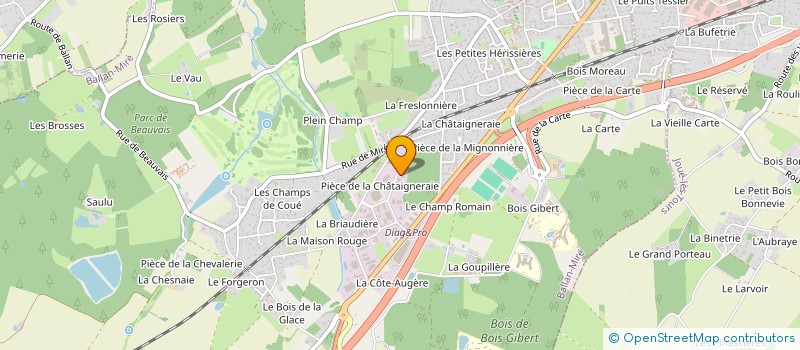 localisation de l'entreprise EMI - SEPAME ELECTRONIQUE MAINTENANCE INDUSTRIELLE à BALLAN-MIRE
