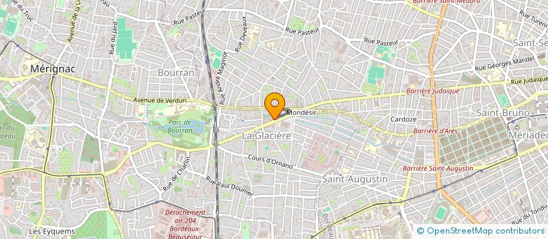 localisation de l'entreprise EMI VTC à MERIGNAC