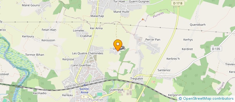 localisation de l'entreprise EMIA à PLUNERET
