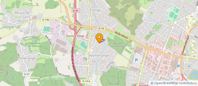 localisation de l'entreprise EMIANDRE à THIONVILLE