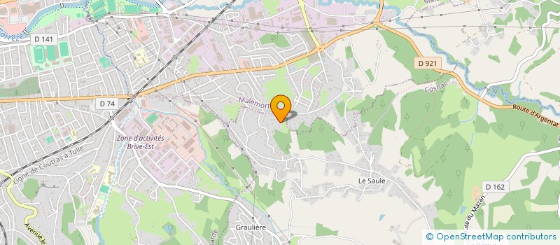 localisation de l'entreprise EMIBAB  COSNAC