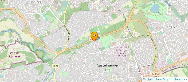 localisation de l'entreprise EMICA DIVERTISSEMENTS à CASTELNAU-LE-LEZ