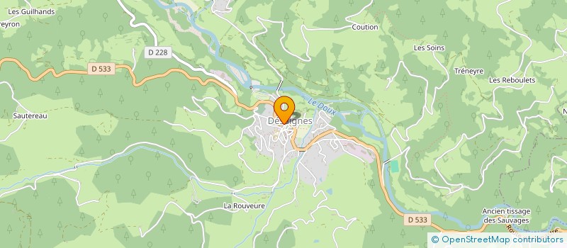 localisation de l'entreprise EMICAM  DESAIGNES