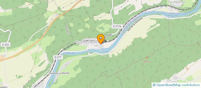 localisation de l'entreprise EMICARO  OUGNEY-DOUVOT