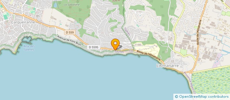 localisation de l'entreprise EMICAT à HYERES