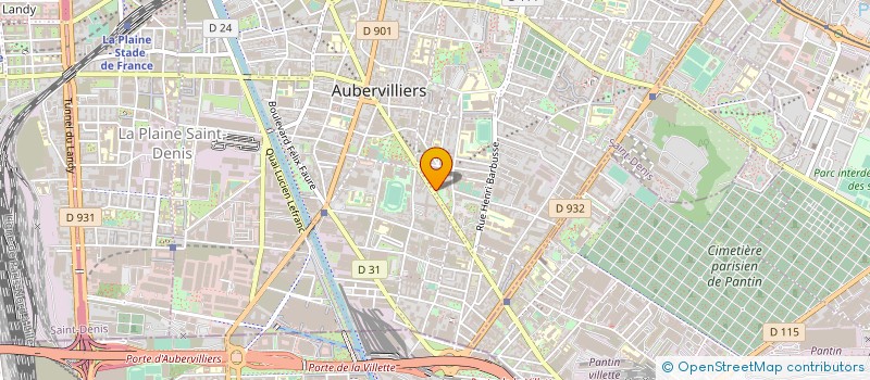 localisation de l'entreprise EMICE à AUBERVILLIERS