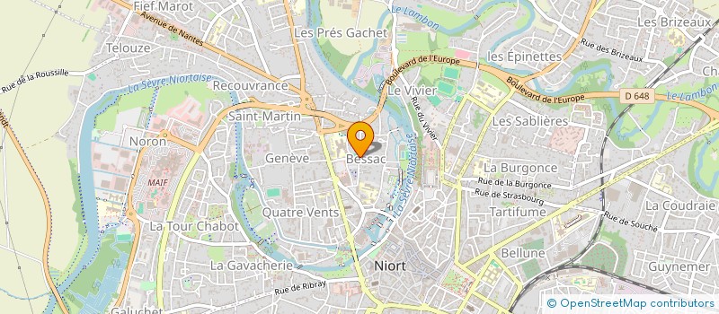 localisation de l'entreprise EMICHO  NIORT
