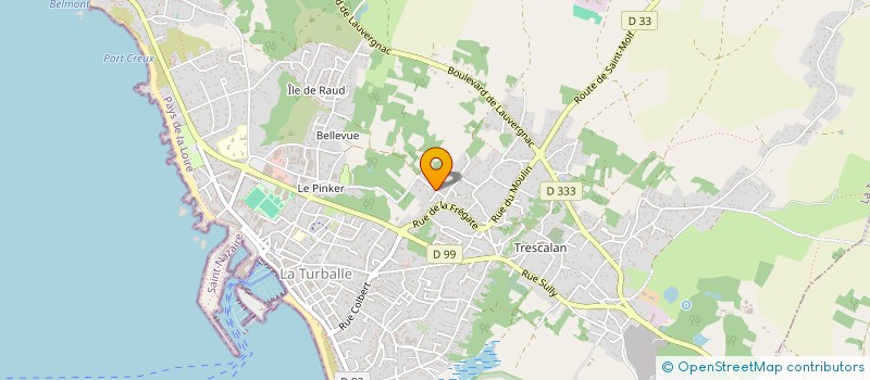 localisation de l'entreprise EMICHRIS  LA TURBALLE