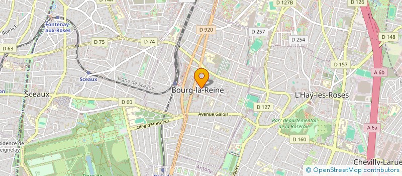 localisation de l'entreprise EMICITE à BOURG-LA-REINE