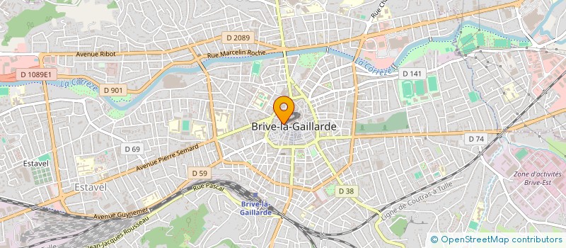 localisation de l'entreprise EMICO à BRIVE-LA-GAILLARDE