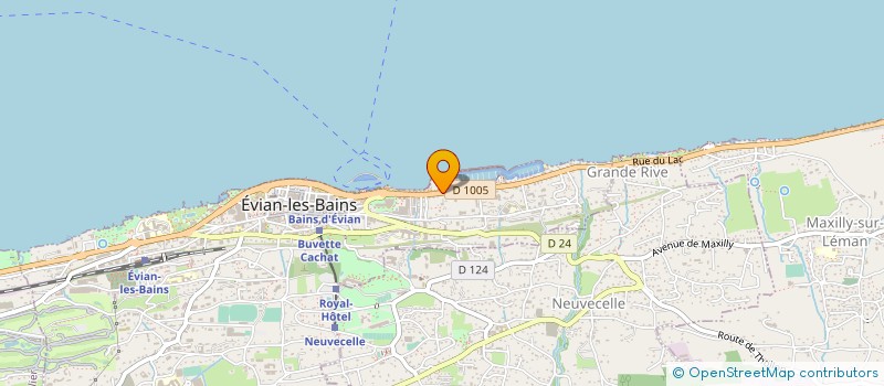 localisation de l'entreprise EMIDO  EVIAN-LES-BAINS