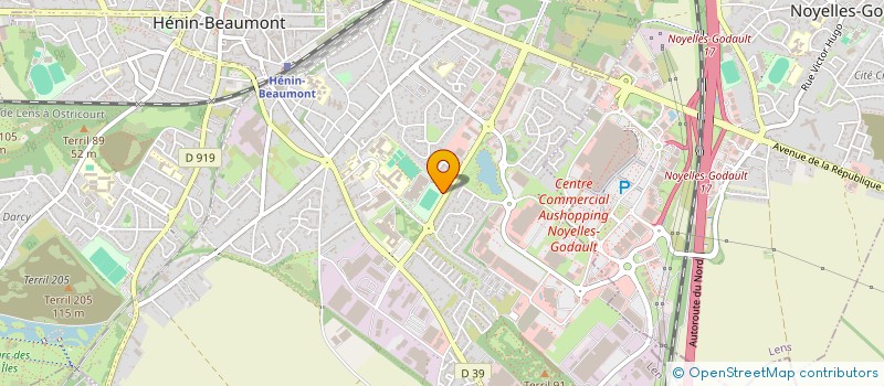 localisation de l'entreprise EMIDOUX à HENIN-BEAUMONT